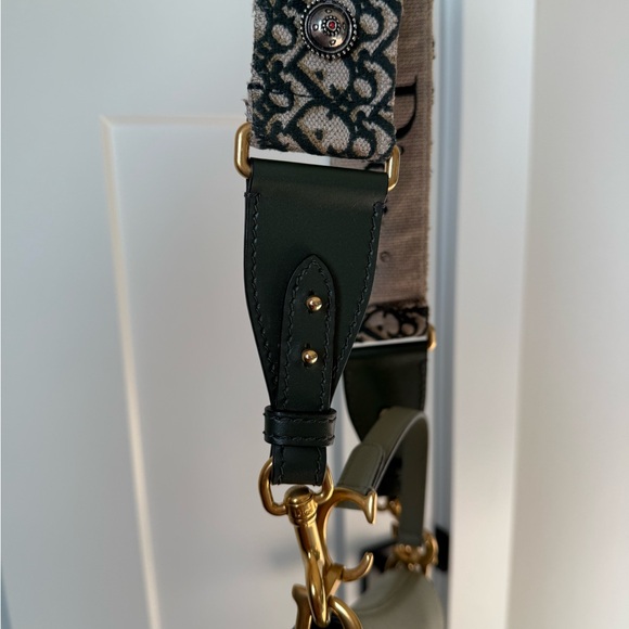 Dior Mini Saddle Bag with Embellished Strap - Picture 9 of 16